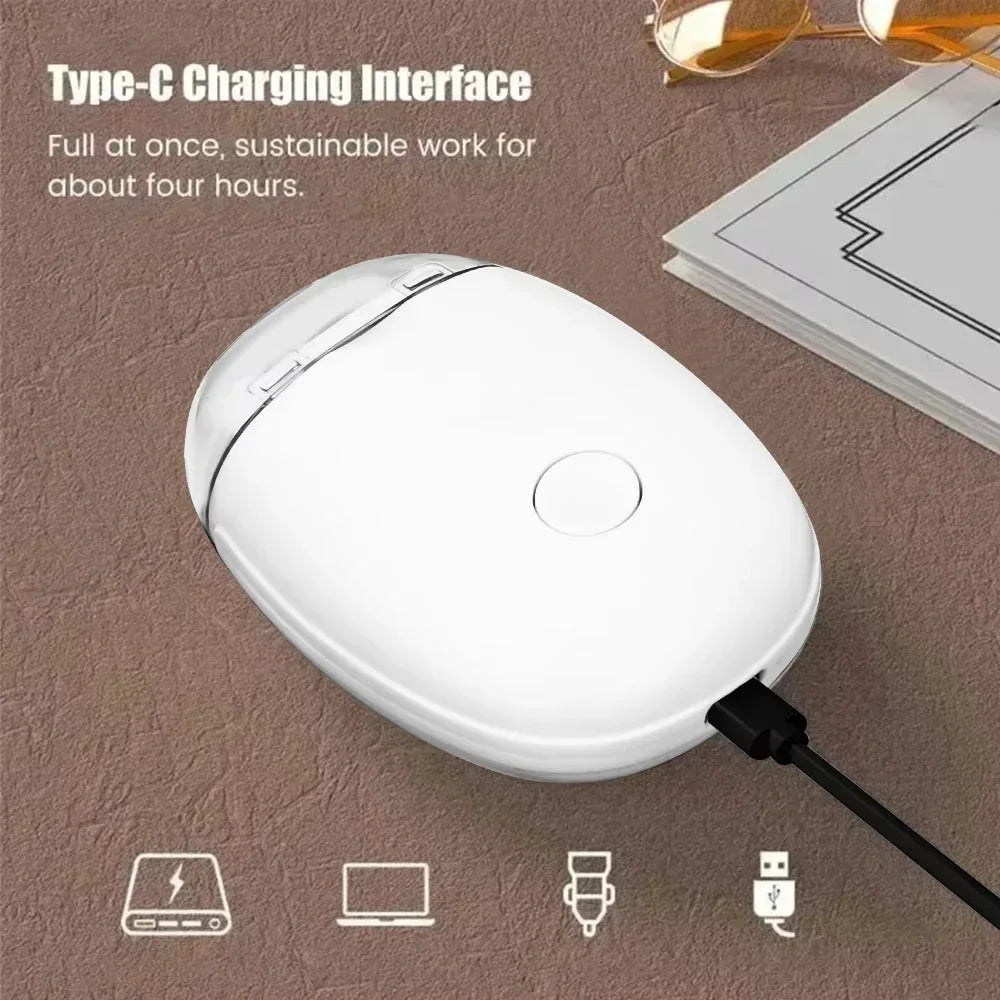 Universal Automatic Fingernail Grinder for Adults, Electric Nail Clipper with LED Light & 3 Speeds, Portable and Light Quiet