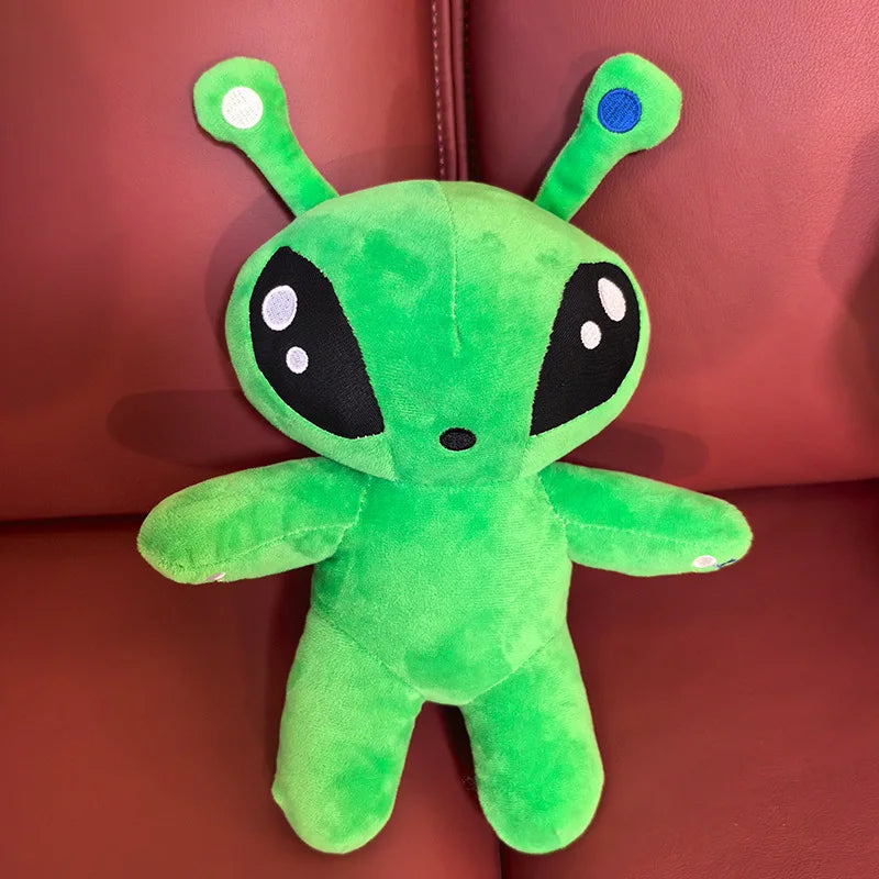 30cm Green Alien Plush Toy Anime Tentacle Horn Alien Monsters Horror Doll Boys Girls Soft Toys Stuffed Throw Pillow Kids Gifts