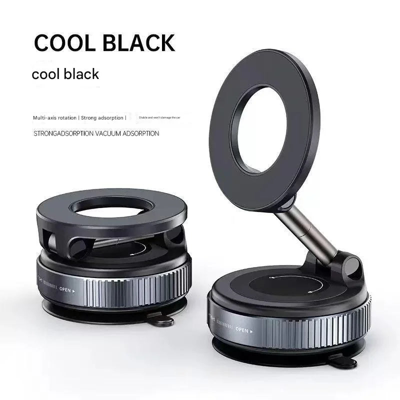360° Rotating Vacuum Magnetic Car Phone Holder New Model Dashboard Glass Mount Multi-Scenario Automotive Navigation Stand