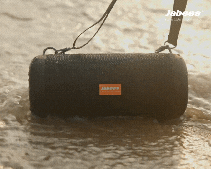WHALE Portable Bluetooth Outdoor Speaker with Shoulder Strap – IPX7 Waterproof Wireless Sound System