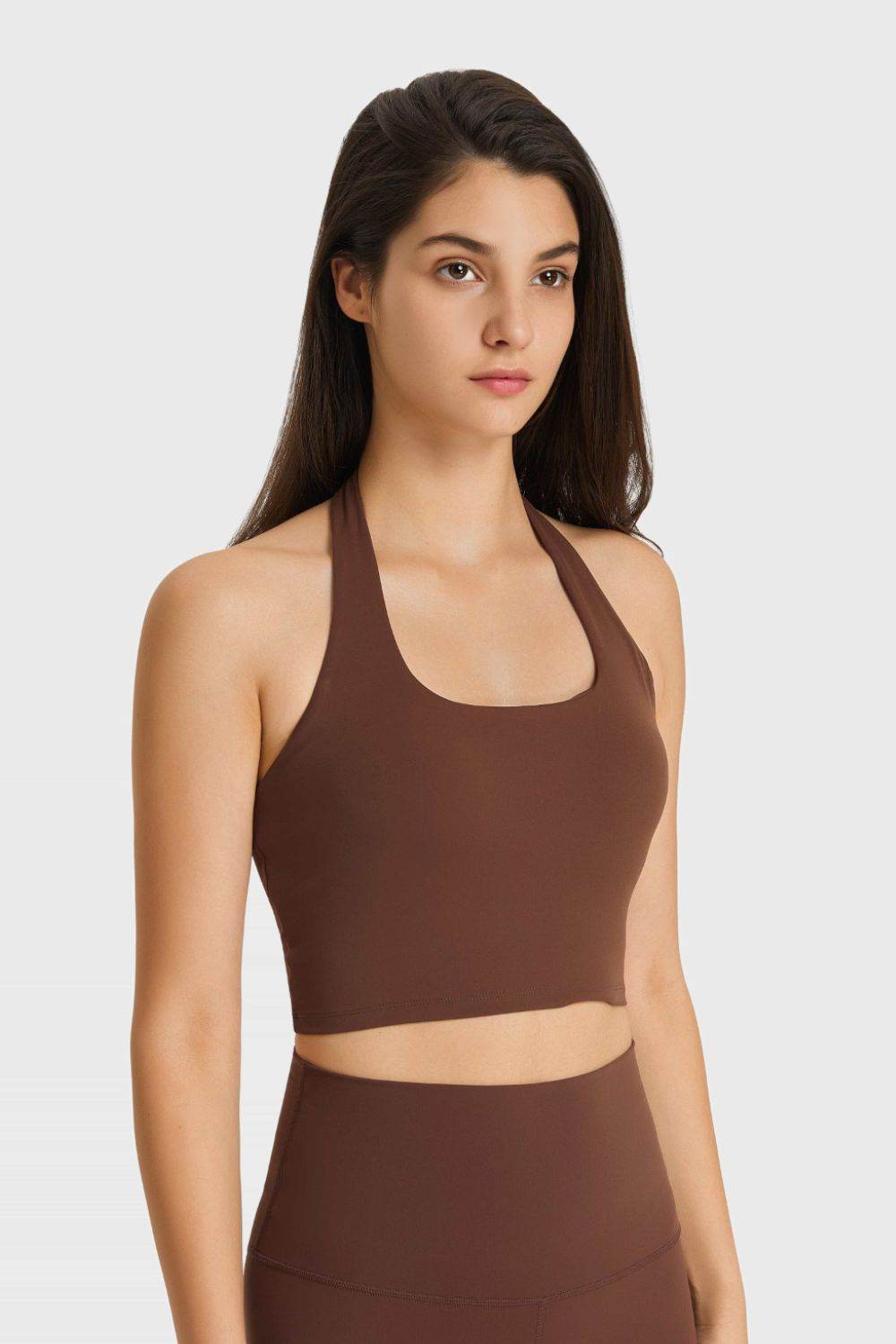 Millennia Breathable Halter Neck Sports Bra - Selvanelle