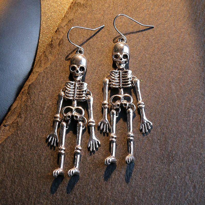 Skeleton Alloy Earrings for Stylish and Unique Looks - Selvanelle