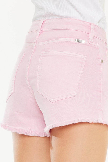 Kancan Raw Hem High Waist Denim Shorts for Trendy Style - Selvanelle