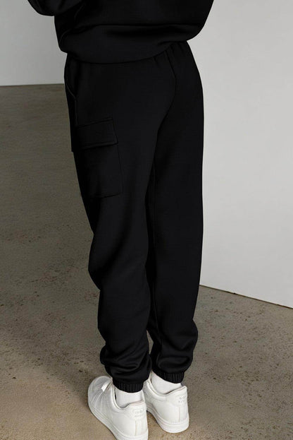 Pocketed Elastic Waist Active Joggers for Ultimate Comfort - Selvanelle