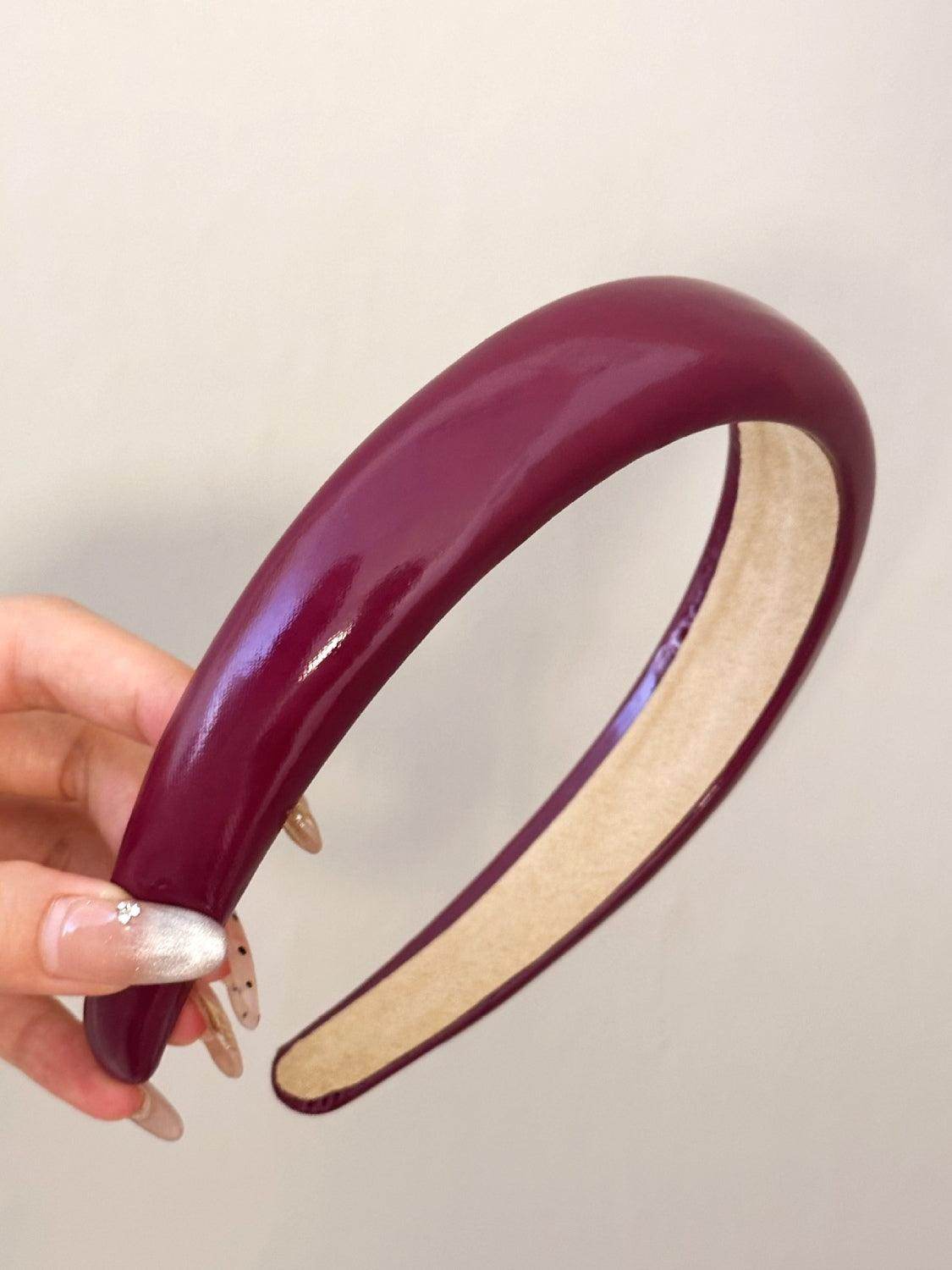 PU Leather Wide Headband for Stylish Hair Accessories - Selvanelle