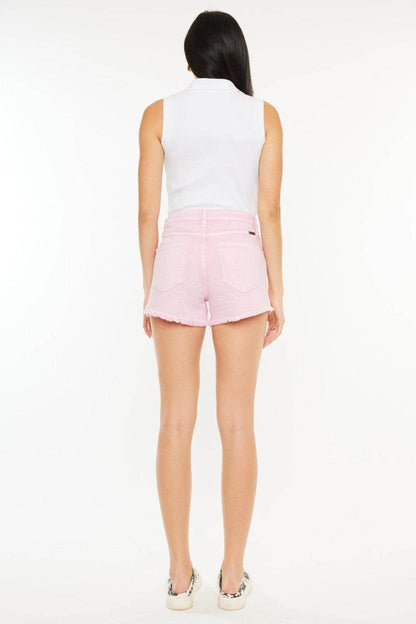 Kancan Raw Hem High Waist Denim Shorts for Trendy Style - Selvanelle