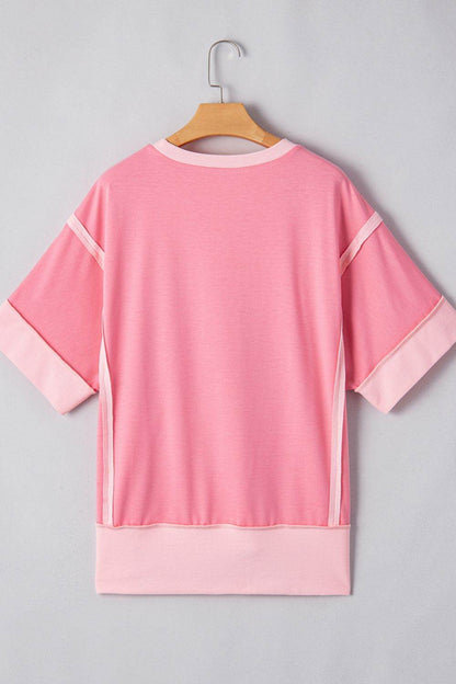 Sequined Easter Egg Short Sleeve T-Shirt - Selvanelle