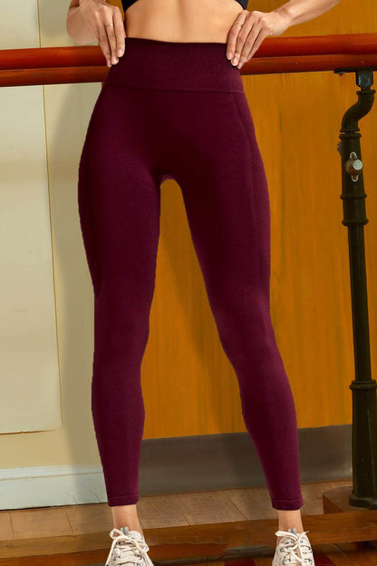 Wide Waistband Sports Leggings - Selvanelle