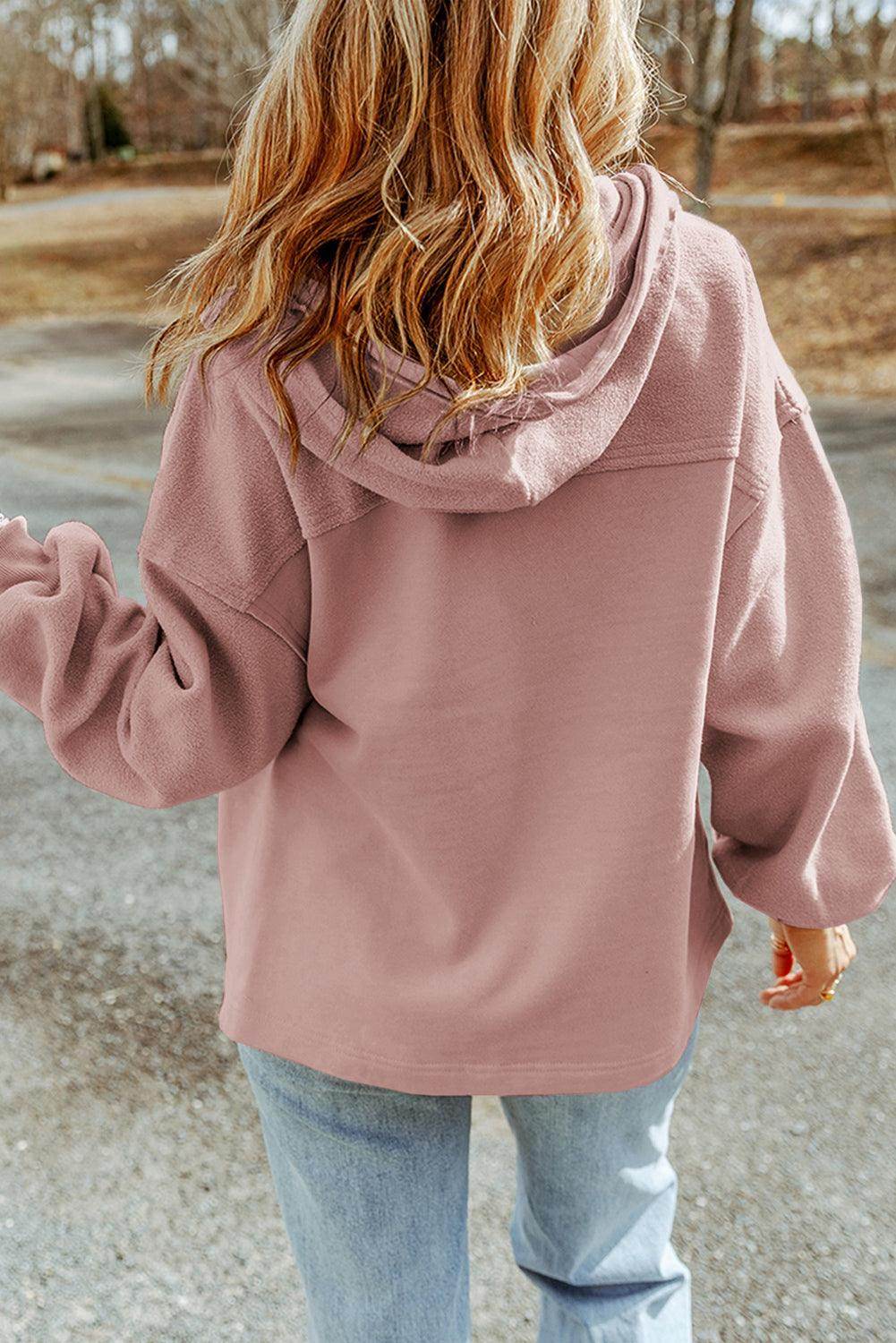 Zip-Up Drawstring Hooded Jacket for Men and Women - Selvanelle