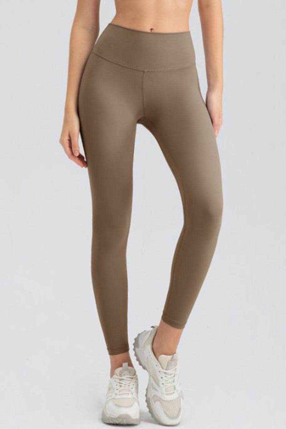 Wide Waistband Slim Fit Active Leggings for Women - Selvanelle