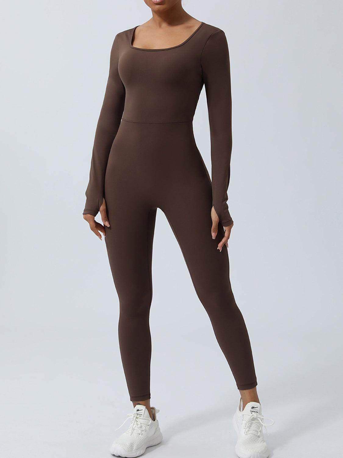 Twisted Backless Long Sleeve Jumpsuit for Women Fashion - Selvanelle