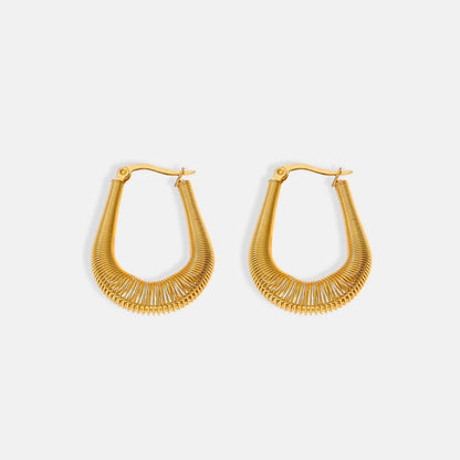 Titanium Steel U Shape Earrings for Elegant Everyday Wear - Selvanelle