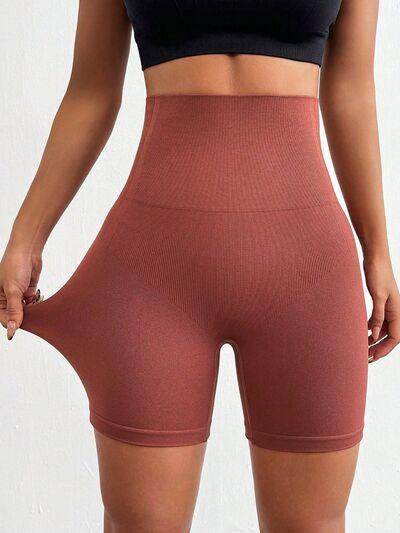 Seamless High Waist Active Shorts for Comfortable Workouts - Selvanelle