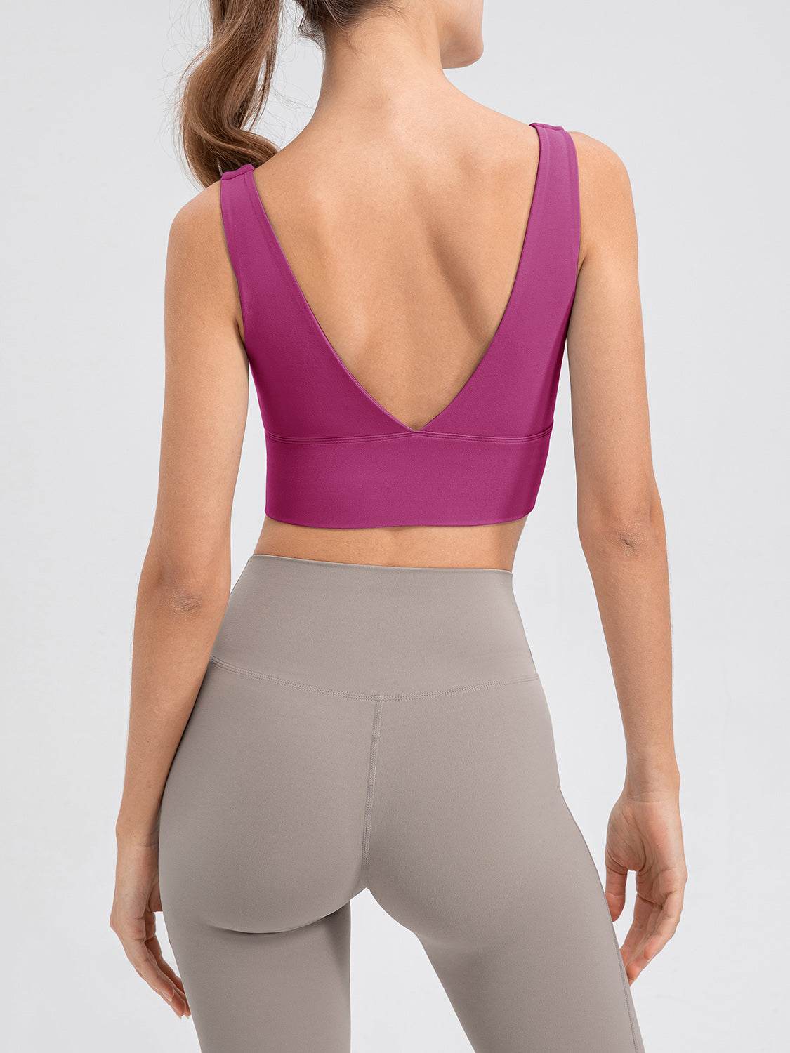 Scoop Neck Wide Strap Active Tank - Selvanelle