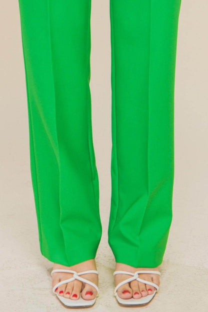Love Tree High Waist Straight Pants for Stylish Comfort - Selvanelle