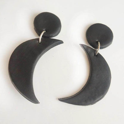 Halloween Theme Dangle Earrings in Gothic Style Design - Selvanelle