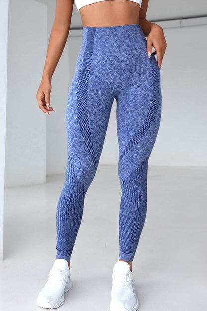 High Waistband Long Active Pants - Selvanelle