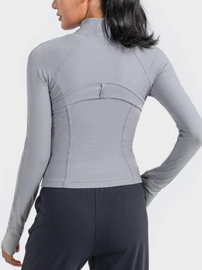 Millennia Zip-Up Long Sleeve Sports Jacket - Selvanelle