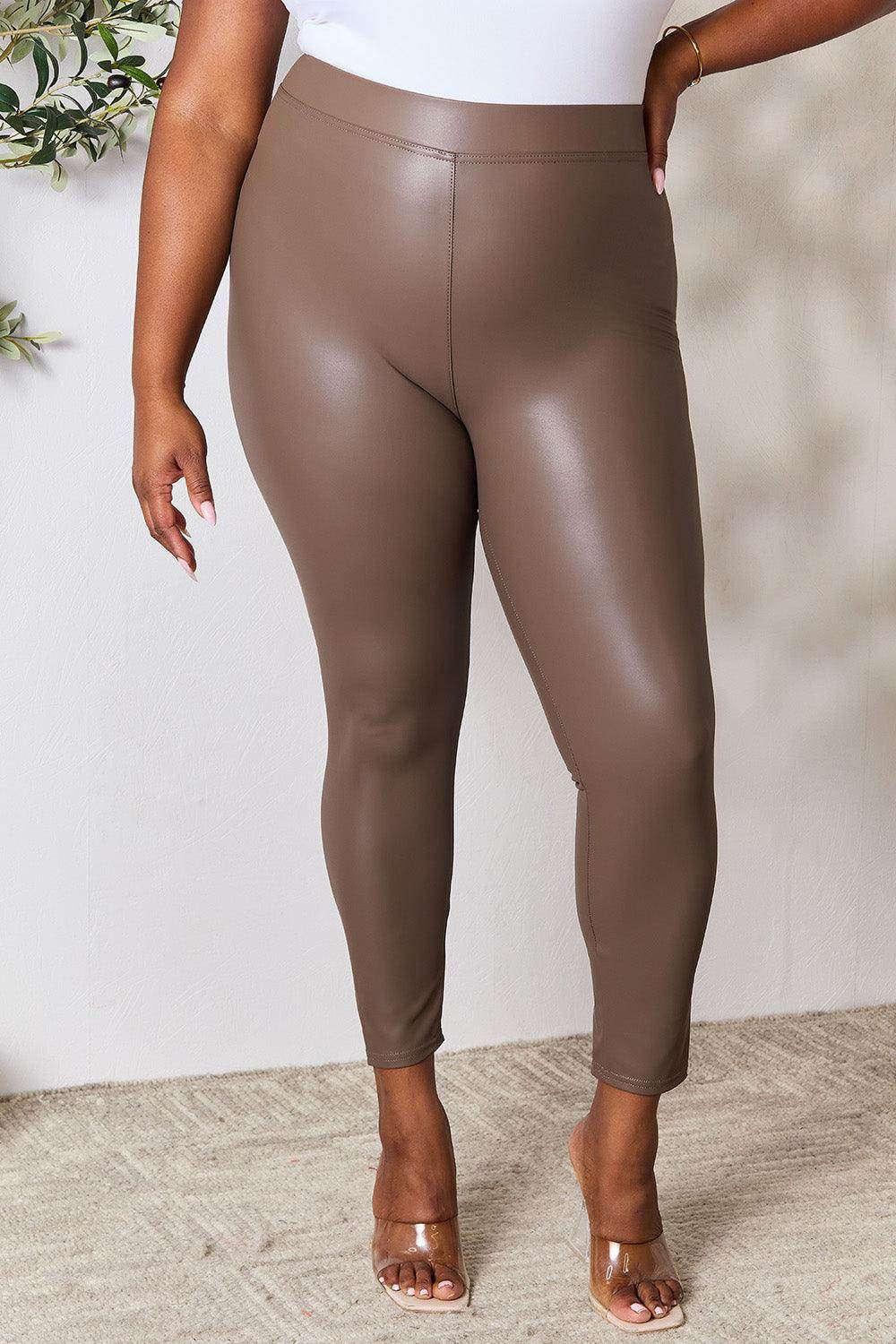 e.Luna Full Size High Waist Skinny Pants for Women - Selvanelle