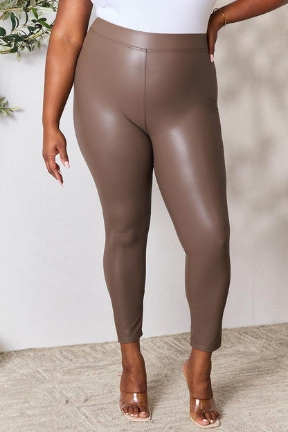 e.Luna Full Size High Waist Skinny Pants for Women - Selvanelle
