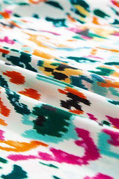 Abstract Print Ruffle Sleeve Blouse for Women Fashion - Selvanelle