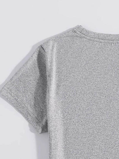 EASTER VIBES Round Neck Short Sleeve T-Shirt - Selvanelle