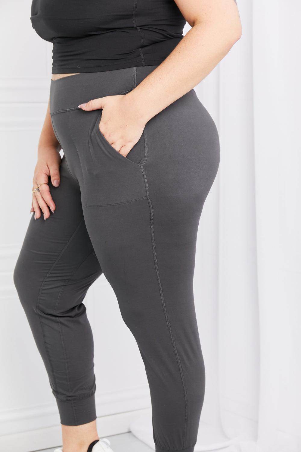 Leggings Depot Full Size Pocketed High Waist Pants for Women - Selvanelle