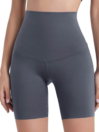 Wide Waistband Sports Shorts - Selvanelle