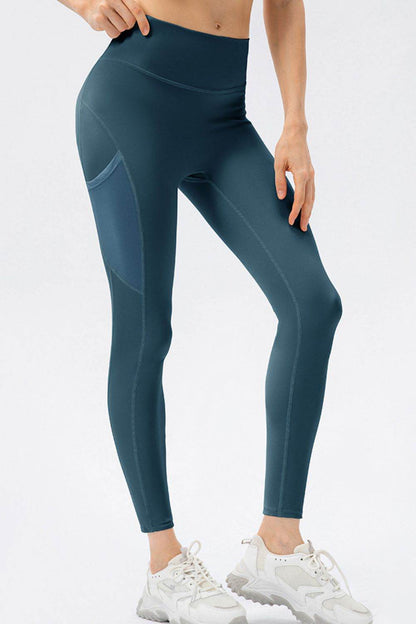 High Waist Slim Fit Long Sports Pants - Selvanelle