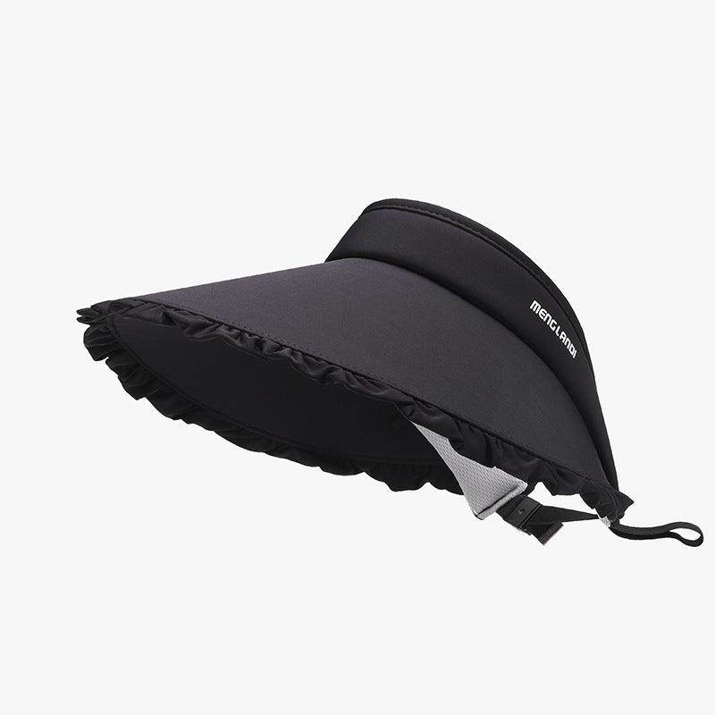 Frill Adjustable Ice Silk Sun Hat for Ultimate Sun Protection - Selvanelle