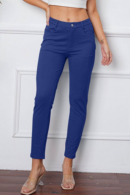 StretchyStitch Pants by Basic Bae for Comfort and Style - Selvanelle