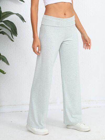 Elastic Waist Wide Leg Pants for Comfortable Everyday Wear - Selvanelle