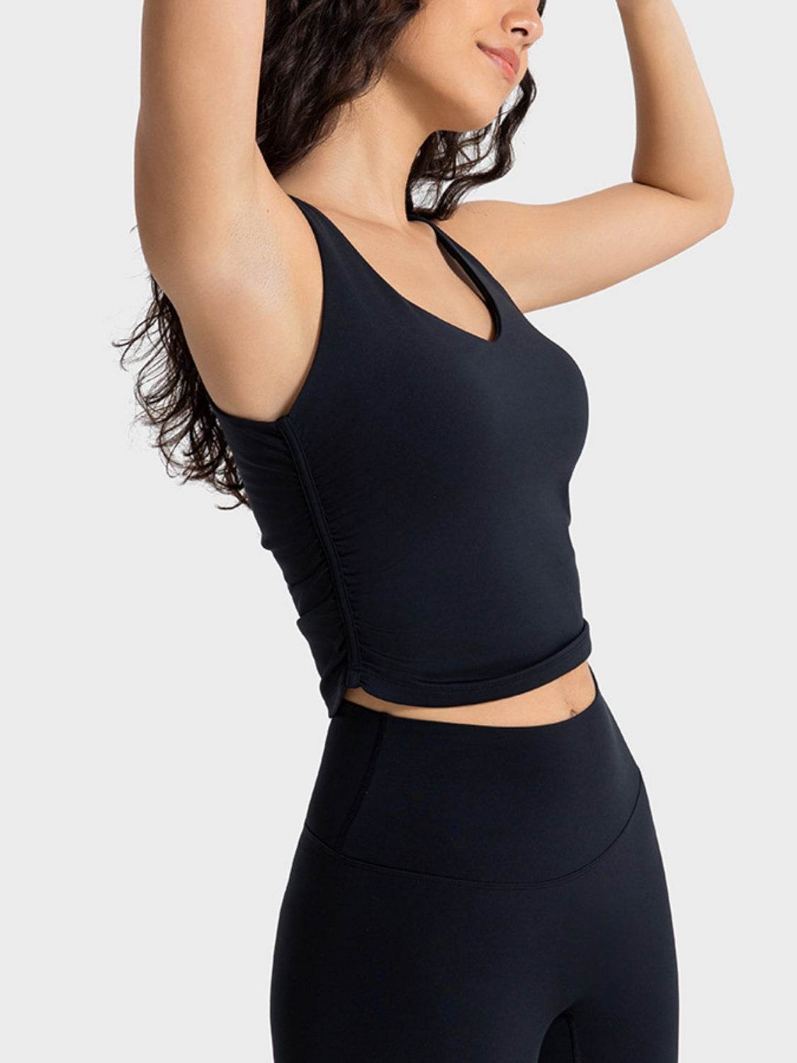 Millennia Cropped Sport Tank - Selvanelle