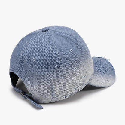Distressed Adjustable Cotton Hat for Casual Stylish Wear - Selvanelle