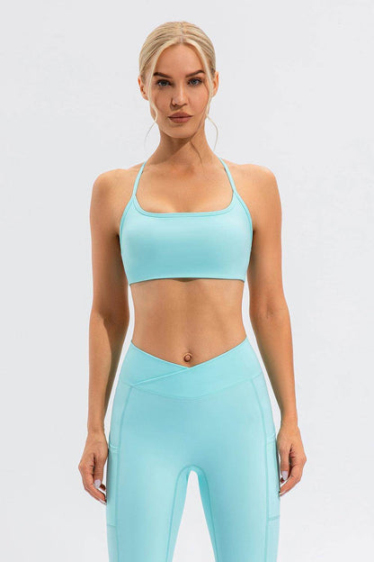 Crisscross Spaghetti Strap Active Cami for Comfortable Wear - Selvanelle