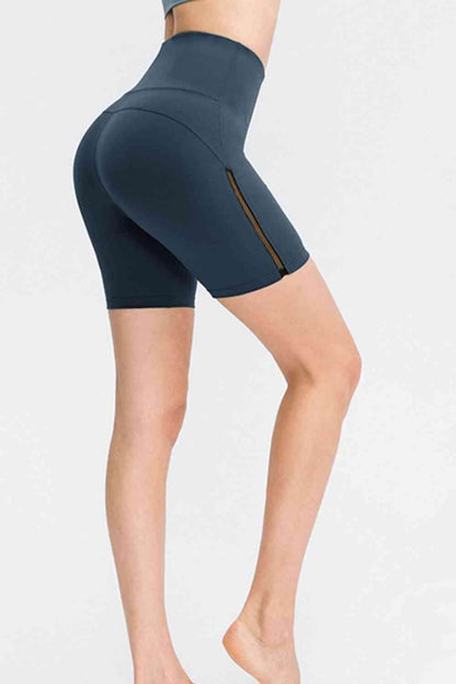 Wide Waistband Sports Shorts for Active Lifestyle Wear - Selvanelle