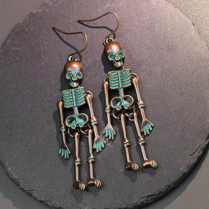 Skeleton Alloy Earrings for Stylish and Unique Looks - Selvanelle