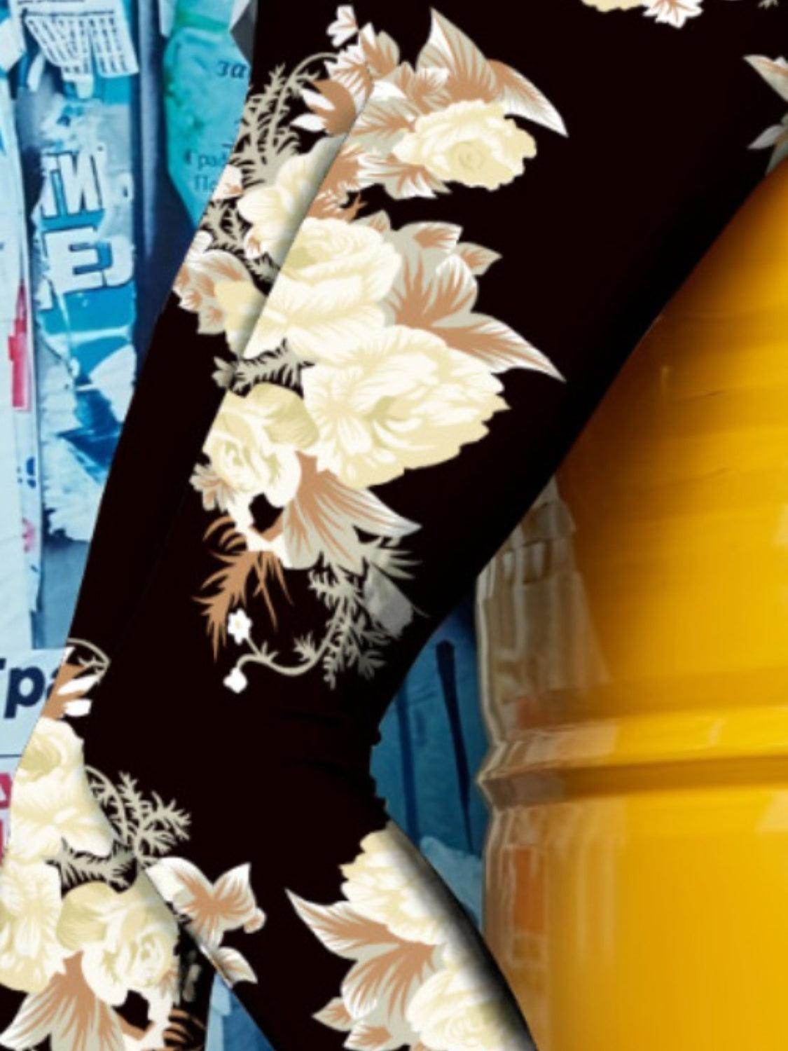 Printed High Waist Skinny Leggings for Women Stylish Fit - Selvanelle