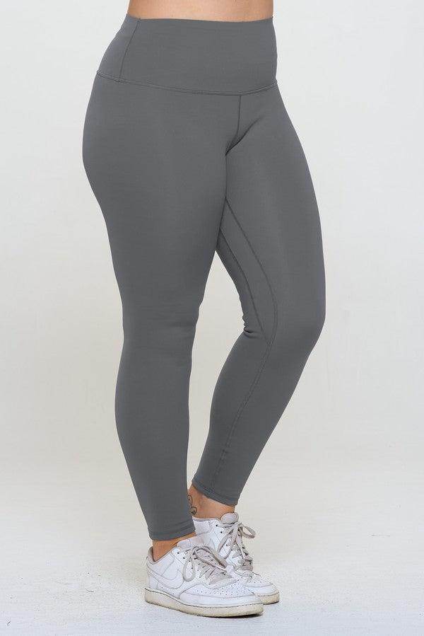 Yelete Full Size Fleece Lined High Waisted Leggings for Warmth - Selvanelle