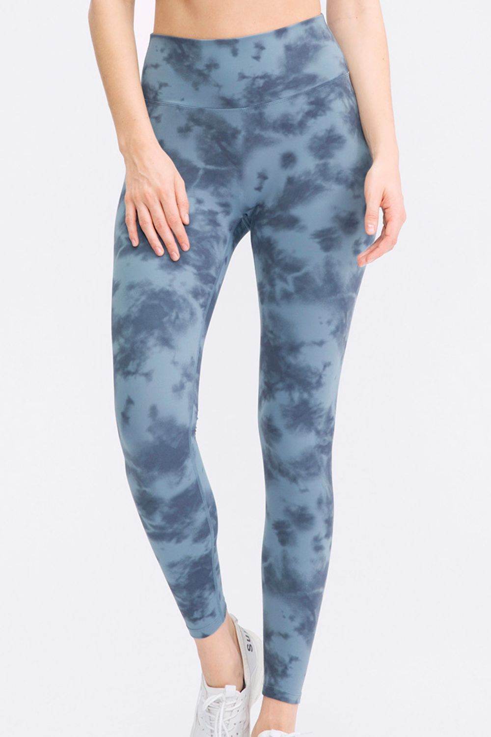 Wide Waistband Slim Fit Long Sports Pants - Selvanelle