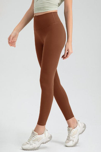 Wide Waistband High Waist Sport Leggings for Active Comfort - Selvanelle