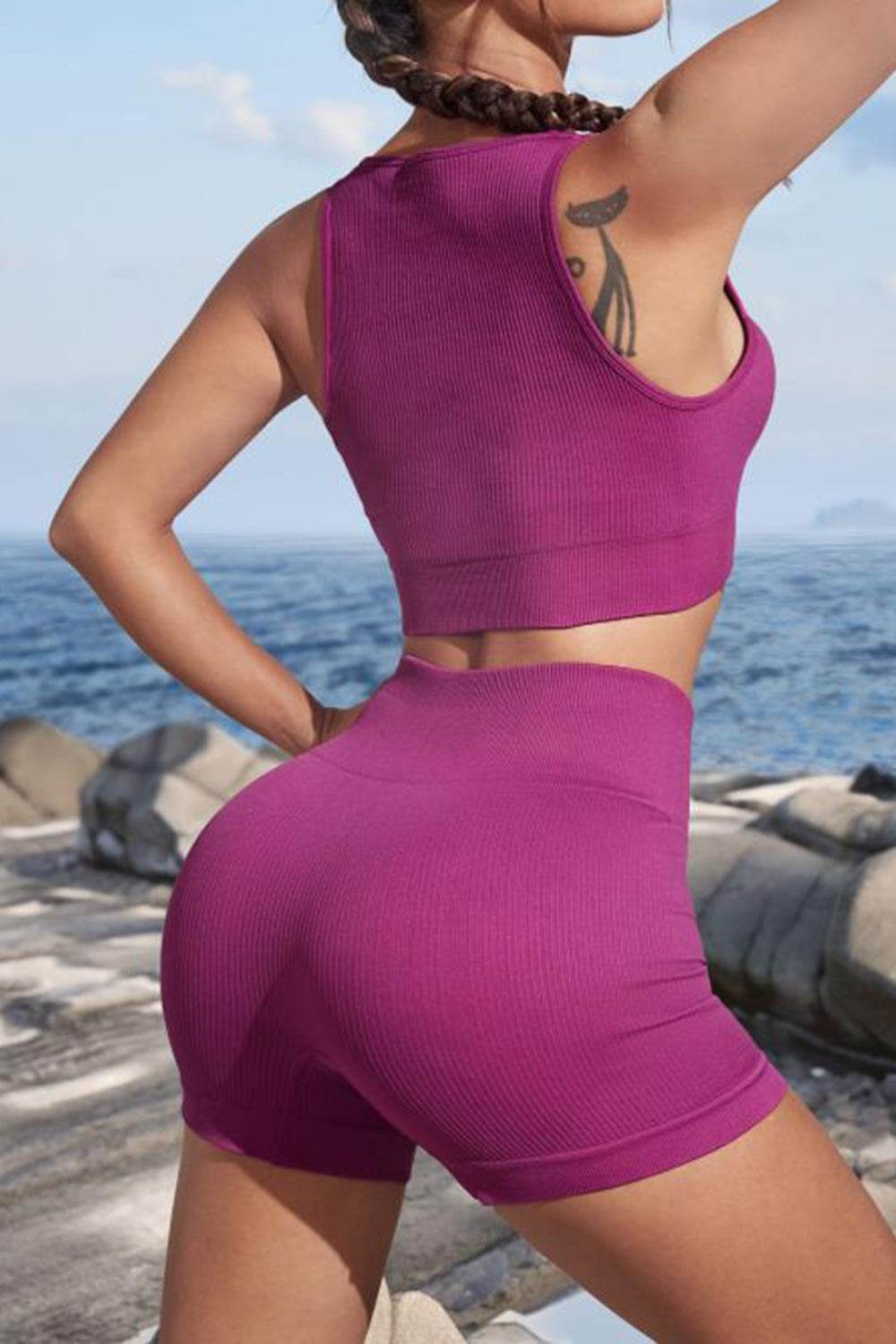 Cutout Two-Piece Sports Set - Selvanelle