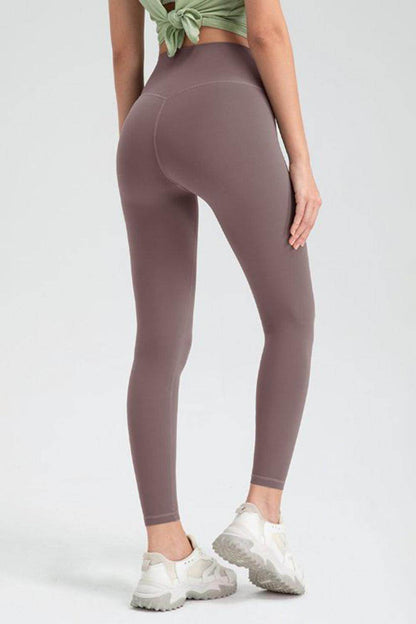 Wide Waistband High Waist Sport Leggings for Active Comfort - Selvanelle