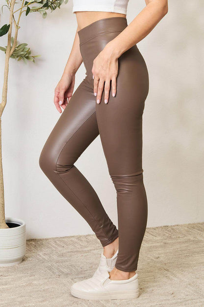 e.Luna Full Size High Waist Skinny Pants for Women - Selvanelle