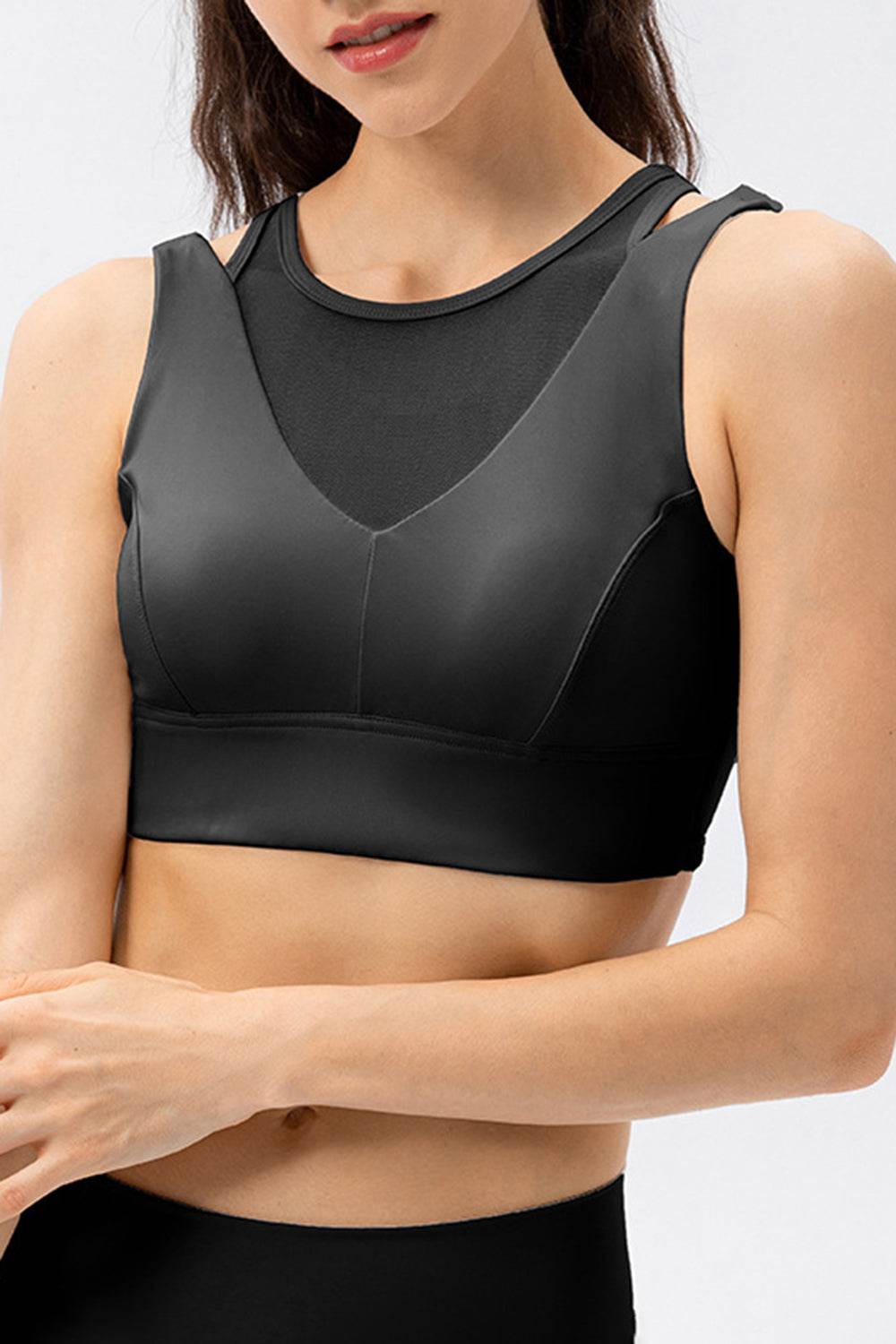 Cutout Wide Strap Active Tank - Selvanelle