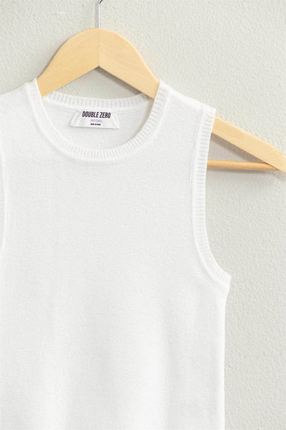 HYFVE Ribbed Knit Cropped Tank Top for Casual Style - Selvanelle