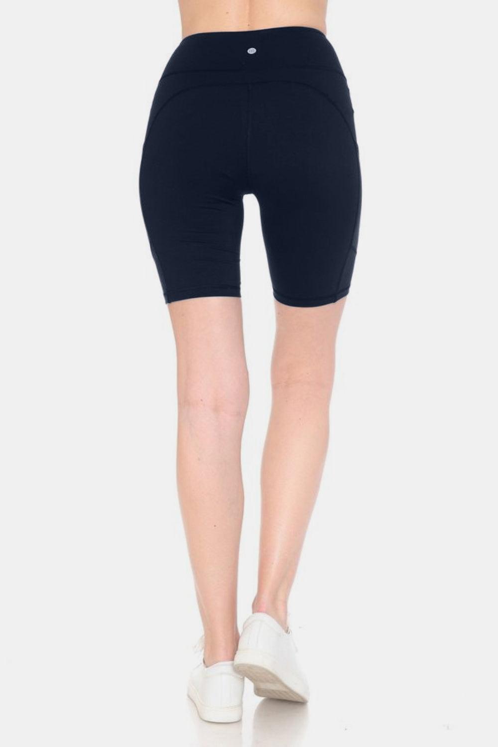 Leggings Depot Full Size High Waist Active Shorts Online