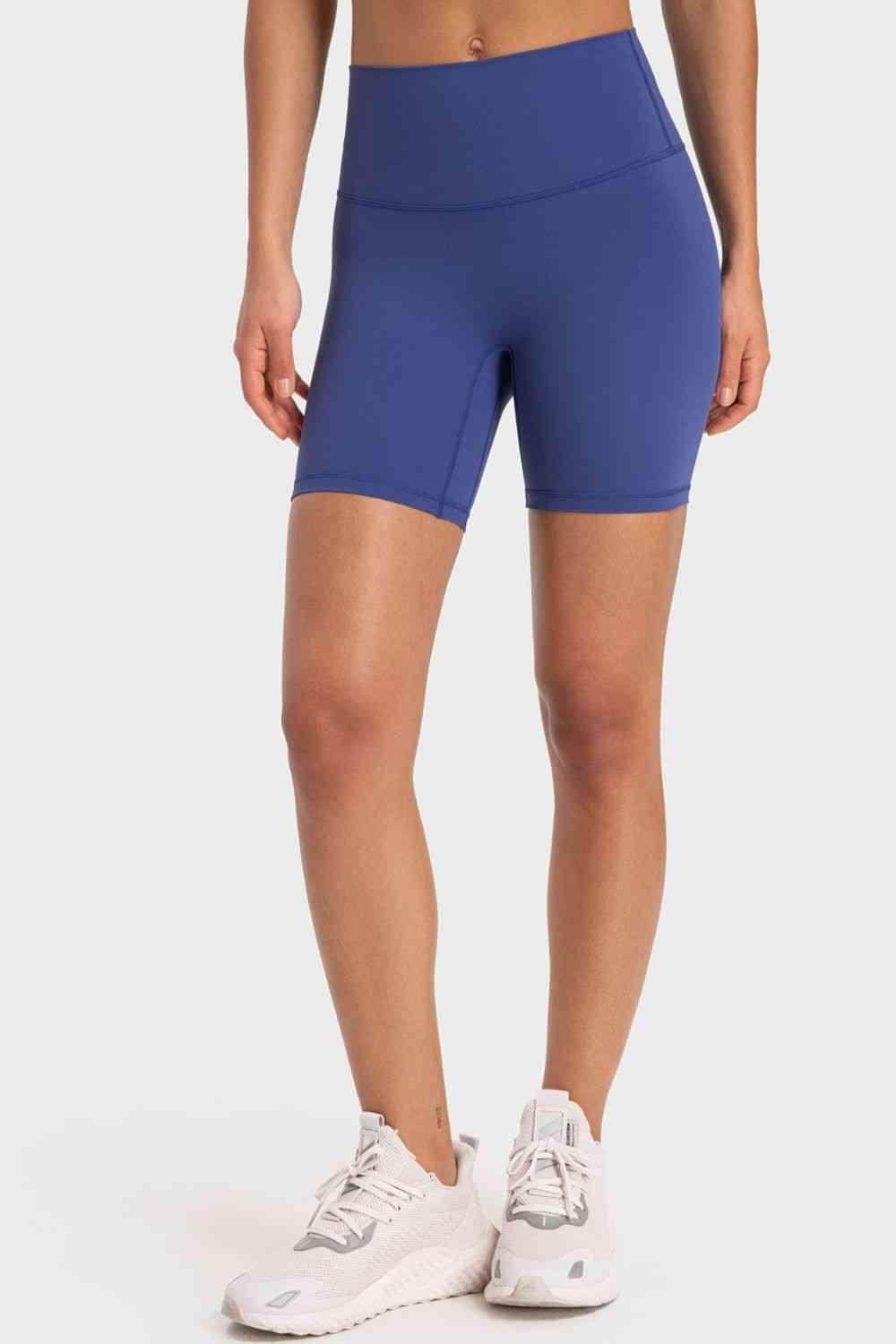 Millennia Staying Cozy Wide Waistband Biker Shorts For Comfort - Selvanelle