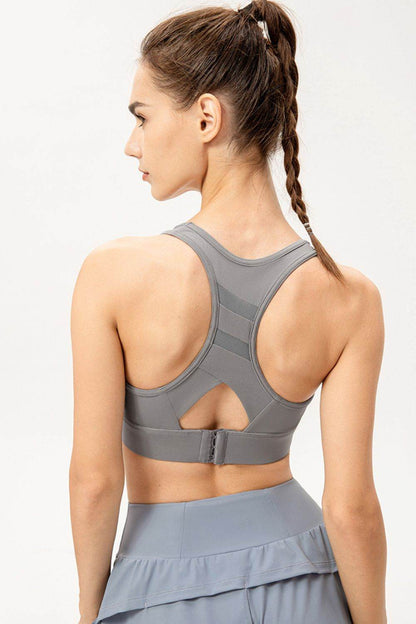 Scoop Neck Long Sports Bra - Selvanelle