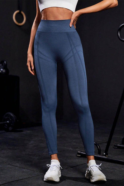 Wide Waistband High Waist Active Leggings for Women - Selvanelle